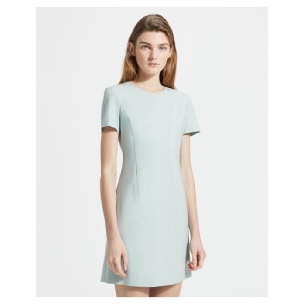 Theory Jatinn Dress in Mint